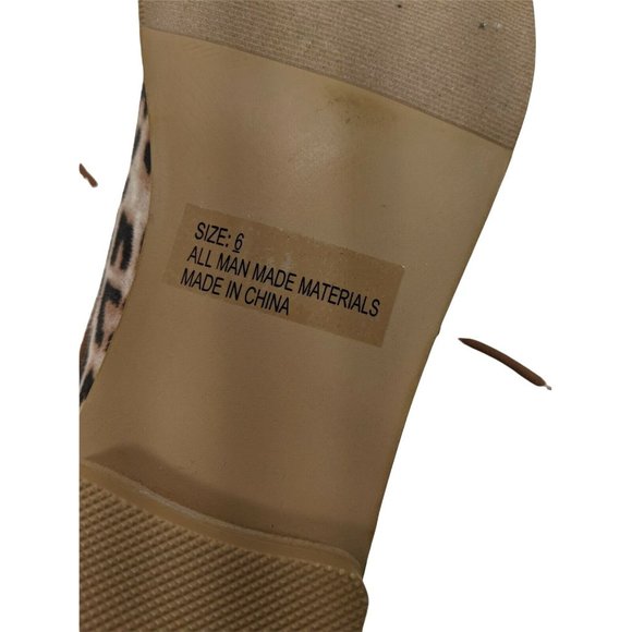 Qupid Girl's Brown Black Suede Leopard Print Lace Up Low Top Oxford Shoes Size 6 - Picture 10 of 10